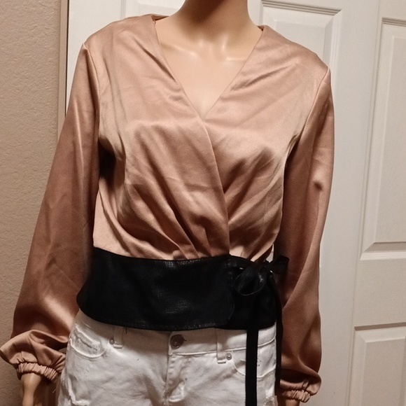Fablux Wrap Around Women's Top/Blazer L - Picture 1 of 8